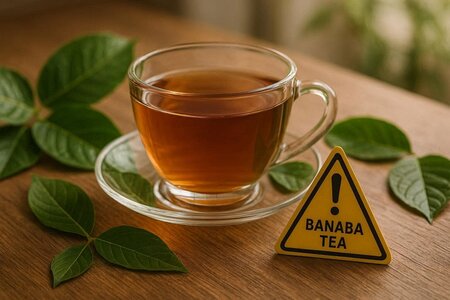 バナバ茶 注意
