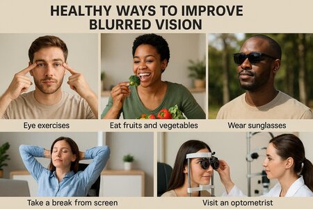 目のかすみを改善する5つの方法