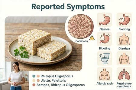 テンペ菌に副作用はある？報告されている症状